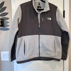 The North Face Women’s Two-Tone Gray and Dark Gray Fleece Jacket